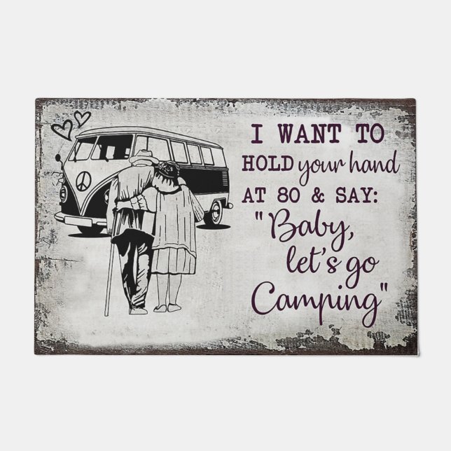 Tapete Eu Quero Segurar Sua Mão Com 80 Amor (Frente)