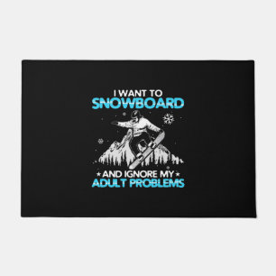 Tapete Eu Quero Snowboard