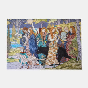 Tapete Eugene Grasset, Felix Gaudin - Harmony