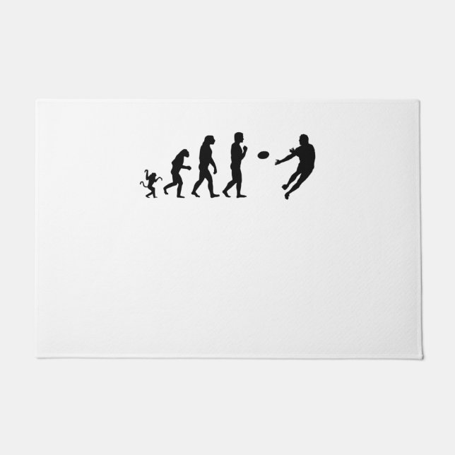 Tapete evolução do rugby, #rugby (Frente)