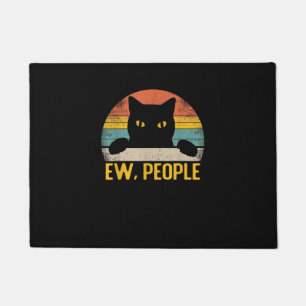 Tapete Ew, Retrô De Gato Preto Da Pessoas - Engraçado Cat