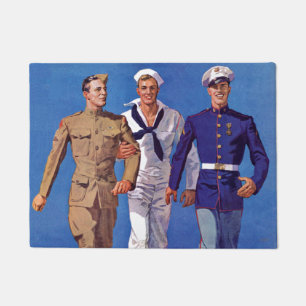 Tapete Exército, marinho & fuzileiros navais