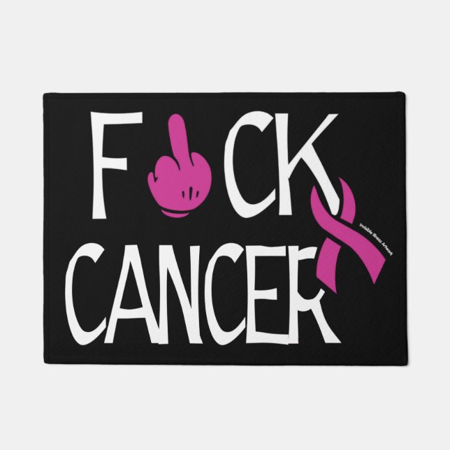 Tapete F#CANCER CK...Cancer da mama (Frente)
