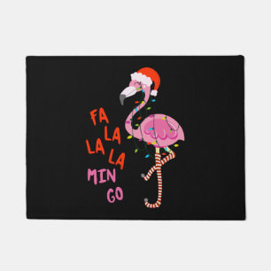 Tapete Fa La La mingo Flamingo Para O Natal