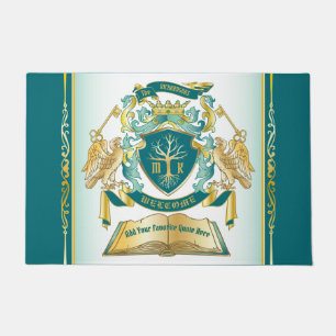 Tapete Faça seu próprio livro de árvore emblema Chave 