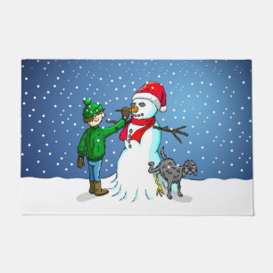 Tapete Faça um Boneco de Neve