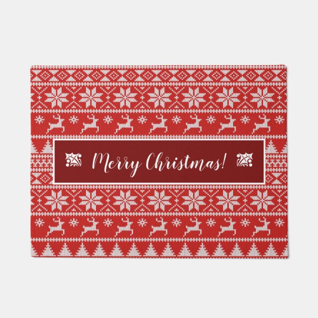 Tapete Fair Isle Christmas (Frente)