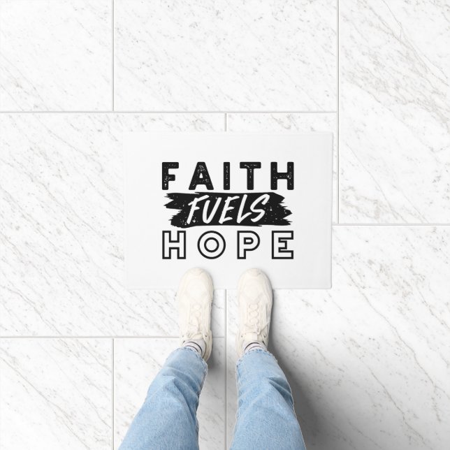 Tapete Faith Fuels Hope Quote – Uplifting Christian Art (Interior)
