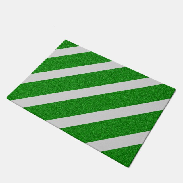 Tapete Faixa Verde Brilho (Inclinado)