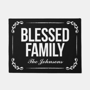 Tapete Família abençoada Doormat2