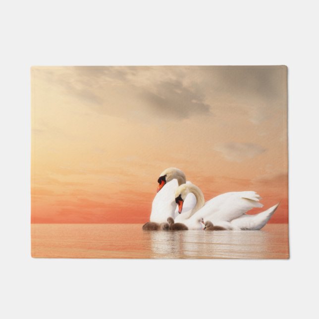 Tapete Família da cisne (Frente)