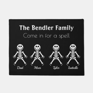 Tapete Família de 4 Portas de Halloween