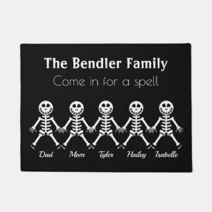 Tapete Família de 5 Portas de Halloween