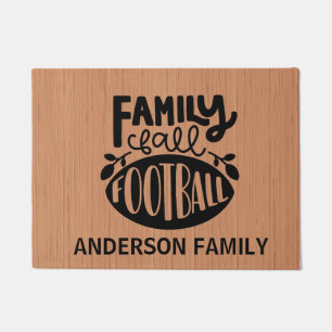 Tapete Família personalizada, queda, esteira de porta do