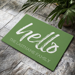 Tapete Família Personalizada Whimsical Hello - CAN EDIT C