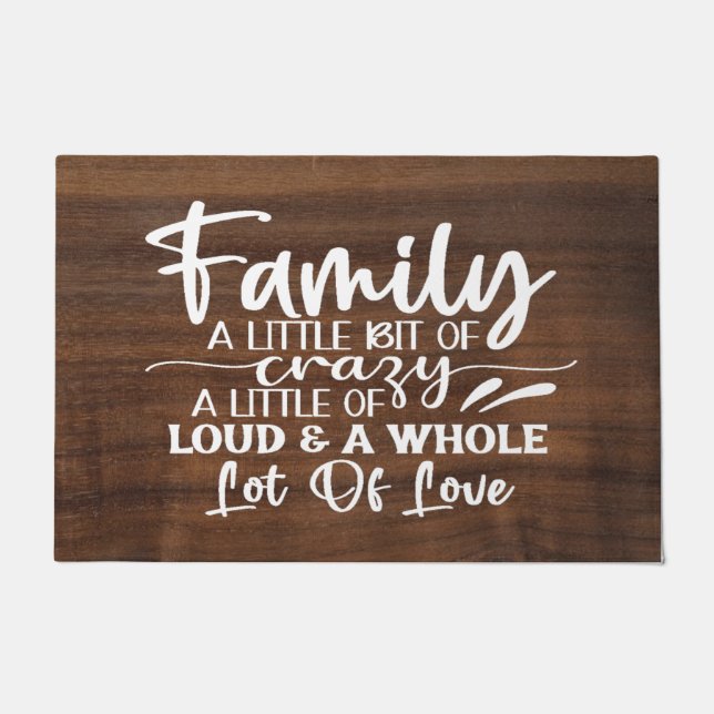 Tapete Família Um Pouco De Porta Louca (Frente)