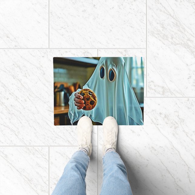 Tapete Fantasma Amigável Com Biscoito (Interior)