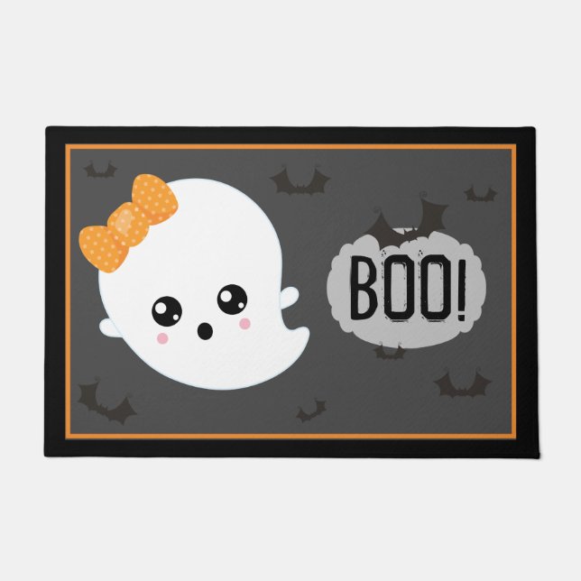 Tapete Fantasma Kawaii Halloween (Frente)