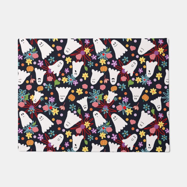 Tapete Fantasmas e Flores (Frente)