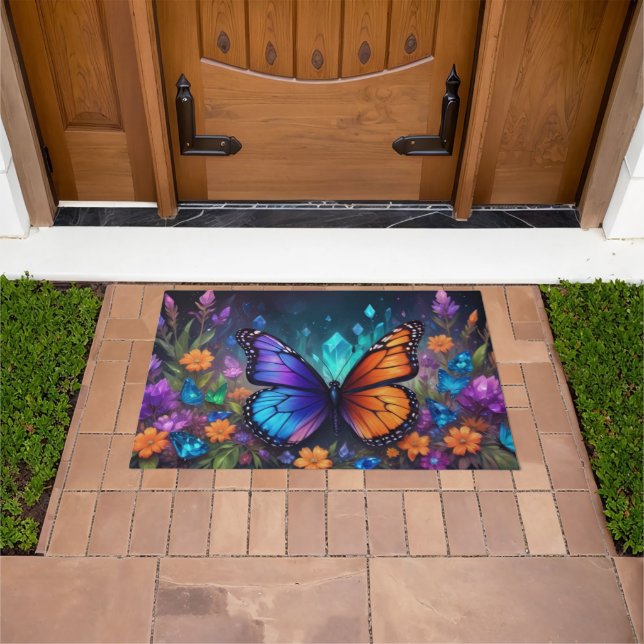 Tapete Fantasy Primavera Garden Crystal Butterfly Rug (Ar livre)