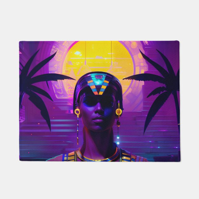Tapete Faraó Synthwave (Frente)