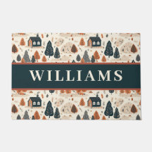 Farmhouse Fall Deixa Nome da Família Personalizado