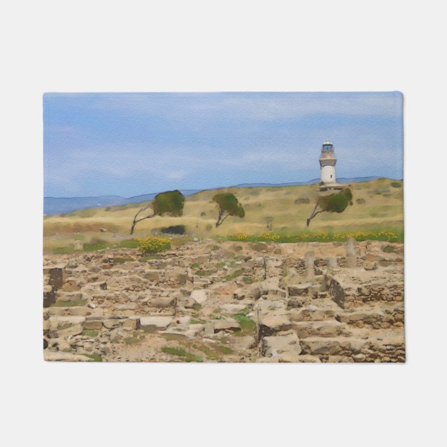 Tapete Farol de aquarela (Frente)