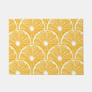 Tapete Fatias de laranja, design de fruta tropical