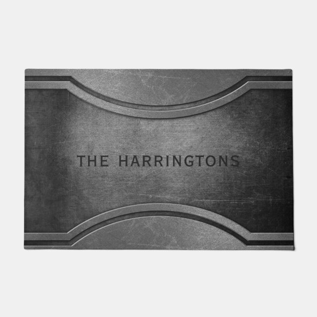 Tapete Faux Metal Custom Name Mats (Frente)