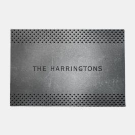 Tapete Faux Metal Custom Name Mats
