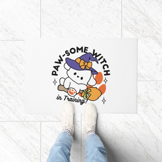 Tapete Feiticeira de pata no treinamento - Cão de Hallowe (Interior)