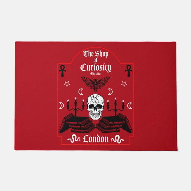 Tapete Feiticeira Gótica Punk Halloween (Frente)