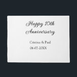 Tapete Feliz 10º aniversário, simples nome de casamento m<br><div class="desc">design</div>