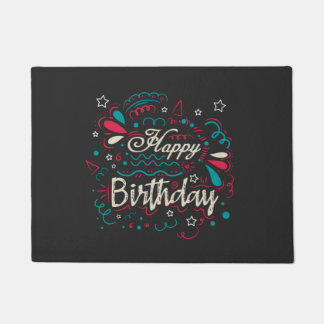 Tapete feliz aniversário decorativo