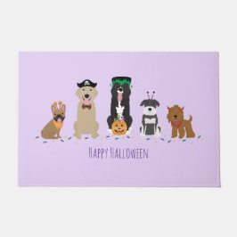 Tapete Feliz Cachorro das Bruxas Roxo