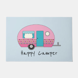 Tapete Feliz Camper Rosa RV