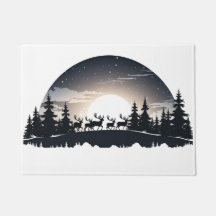 Feliz Design da porta de Natal