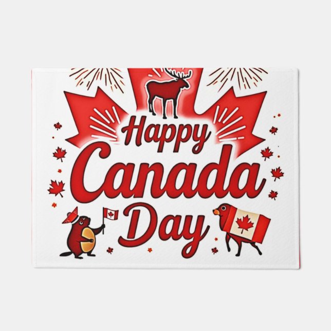 Tapete Feliz Dia do Canadá! (Frente)