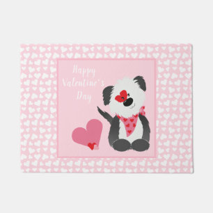 Tapete Feliz Dia dos Namorados, Corações Pupados, Rosa