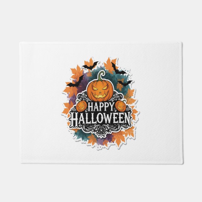 Tapete Feliz e Feliz Halloween (Frente)