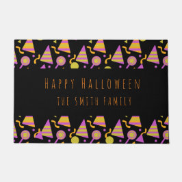 Tapete Feliz Halloween Candy Neon Patterno