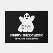 Feliz Halloween Ghost Doormat
