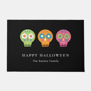 Tapete Feliz Halloween Nome da Família Personalizada