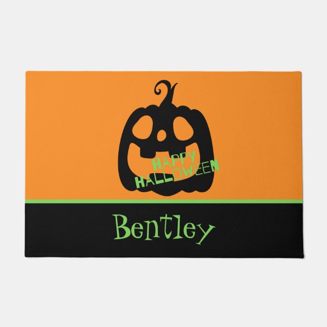 Tapete Feliz Halloween Pumpkin (Frente)