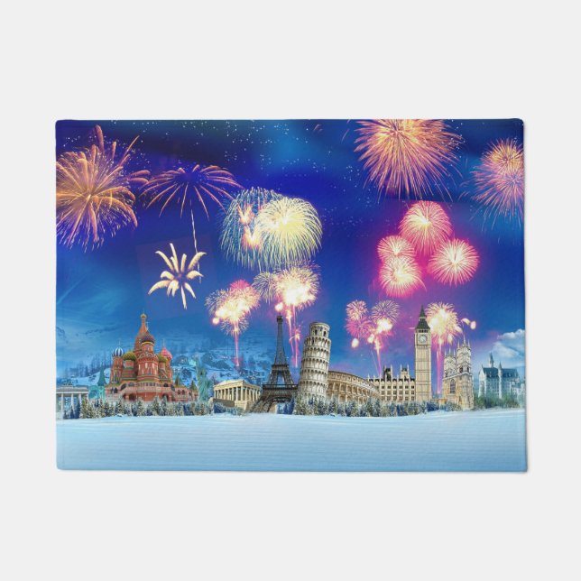 Tapete Feliz Natal e feliz ano novo (Frente)