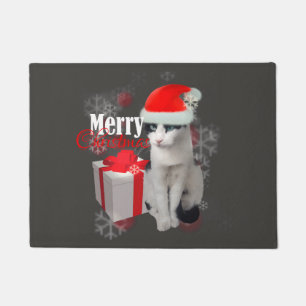 Tapete Feliz Natal, Gato e Pacote