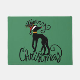 Tapete Feliz Natal Greyhound Reindeer