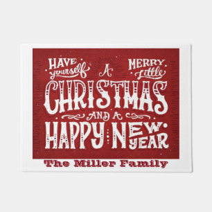 Tapete Feliz Natal personalizado