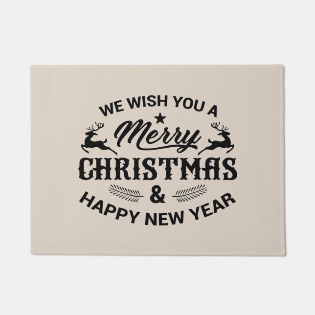 Tapete Feliz Natal Personalizado (Frente)