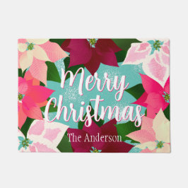 Tapete Feliz Natal Pink Poinsettias